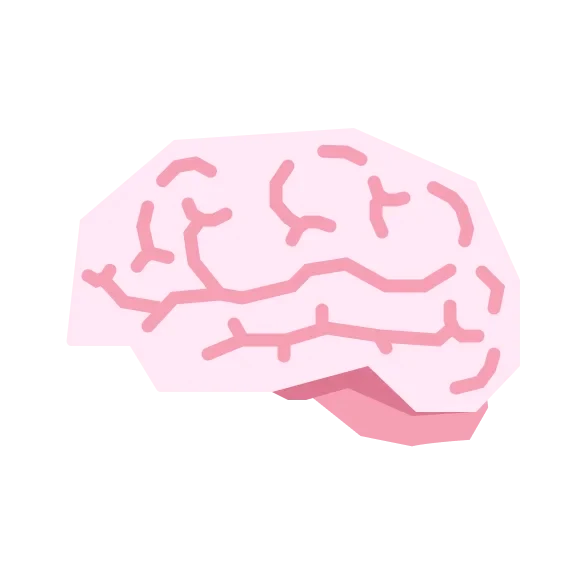 a cartoon brain
