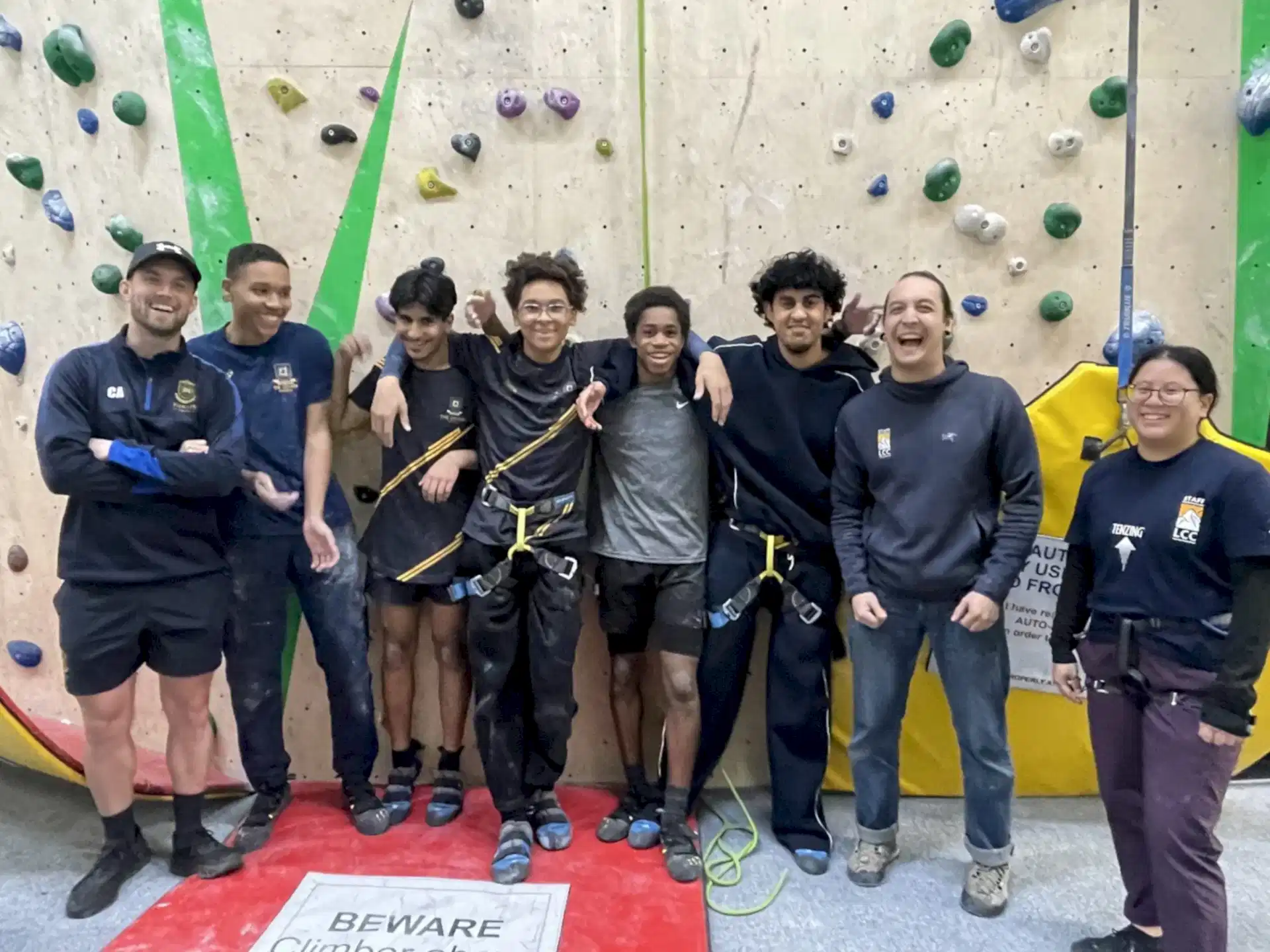 school group at croywall